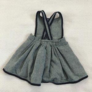 Vierra Rose | Pinafore Cross Back Suspender Dress